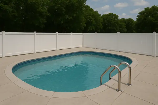 a fenced-in swimming pool from Plano Fence Repairs in Plano, TX - Air Conditioning Inspection
