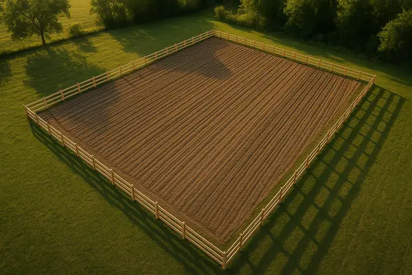A fully fenced-in property used for commercial sawing from Plano Fence Repairs in Richardson, TX - Richardson TX